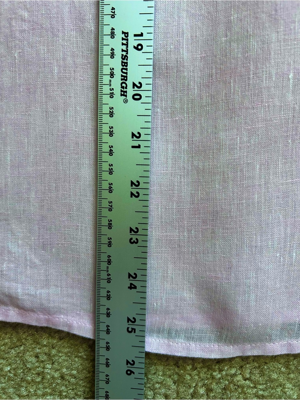 J. Jill Pink Linen Puff Sleeve Top - Picture 6 of 7